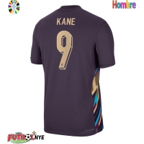 Camiseta Inglaterra Harry Kane #9 Visitante Equipación Eurocopa 2024 manga corta